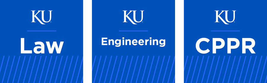 Three profile pics showing "KU Law" "KU Engineering" and "KU CPPR"