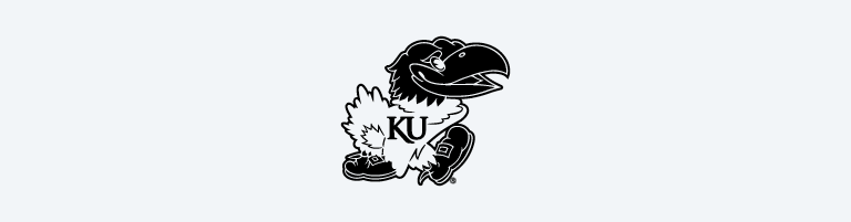Example of the inverted monochrome Jayhawk.