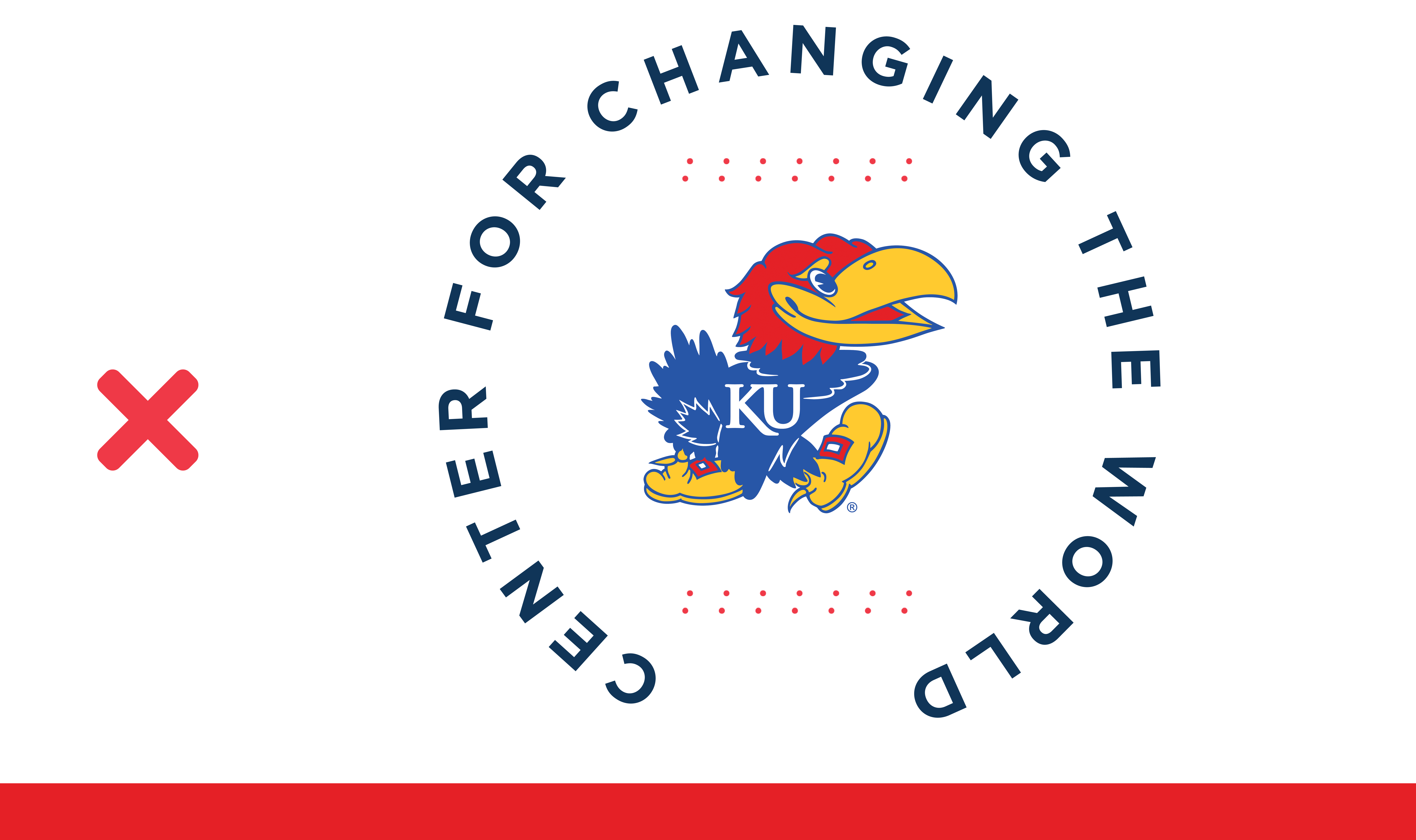 Invalid example of a logo that has been created using the Jayhawk.